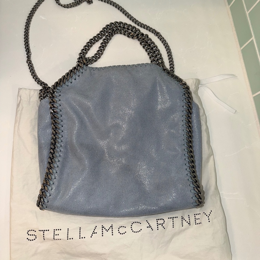 Stella McCartney “Falabella” medium bag in Saphire Blue
